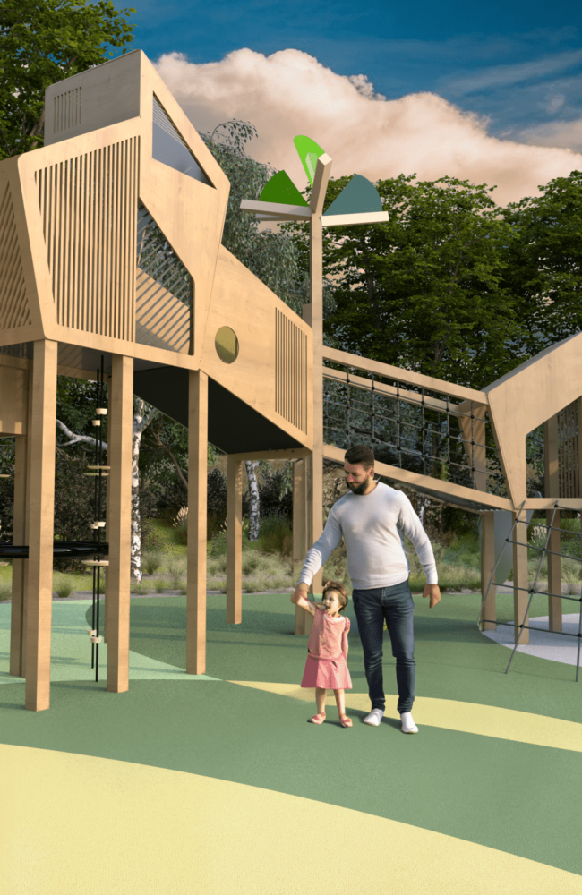 wizualizacja placu zabaw